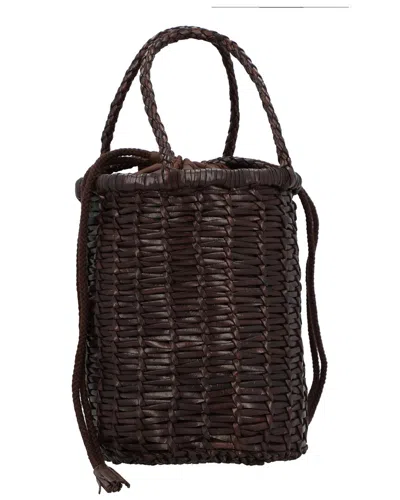 Dragon Diffusion Lina Leather Bucket Bag In Brown