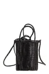 Dragon Diffusion Lina Mini - Woven Leather Bag In Black