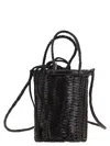 Dragon Diffusion Lina Mini - Woven Leather Bag In Black