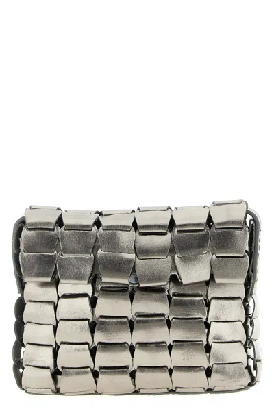 Dragon Diffusion 'link' Crossbody Bag In Silver