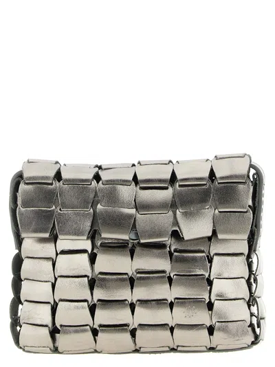 Dragon Diffusion Link Crossbody Bags Silver