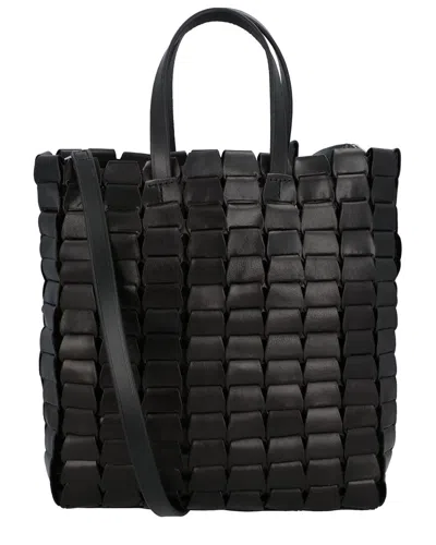 Dragon Diffusion Link Tote Leather Tote In Black