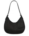 Dragon Diffusion Luna Mezza Leather Shoulder Bag In Brown