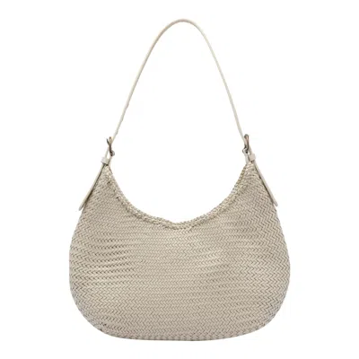 Dragon Diffusion Luna Mezza Shoulder Bag In Beige