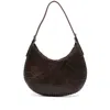 Dragon Diffusion Luna Mezza Woven Shoulder Bag In Brown