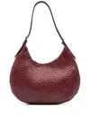 Dragon Diffusion "half Moon" Shoulder Bag In Red