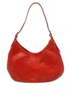 Dragon Diffusion Luna Piena Red Calfskin Shoulder Bag In Red