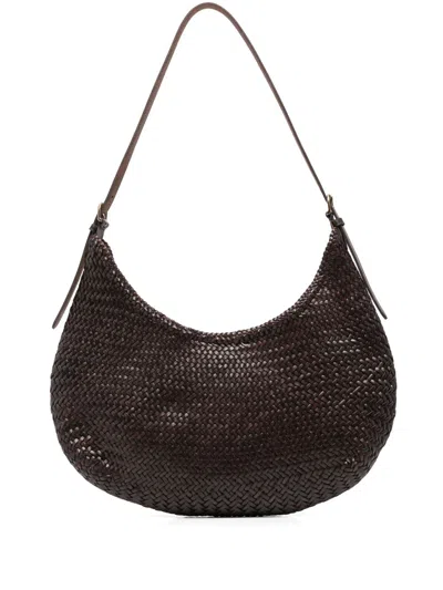 Dragon Diffusion Luna Piena Hobo Bag In Brown