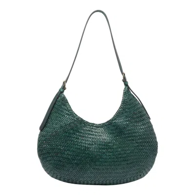 Dragon Diffusion Luna Piena Shoulder Bag In Green