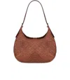 Dragon Diffusion Luna Mezza Shoulder Bag In Brown