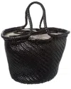 Dragon Diffusion Martha Woven Leather Tote