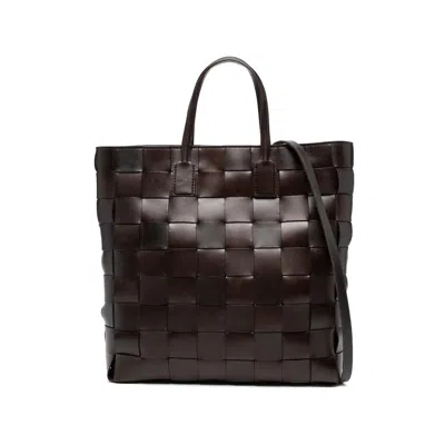 Dragon Diffusion Medium Pinowoven Tote Bag In Brown