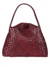 Dragon Diffusion Medium Trapezoidal Handbag In Red