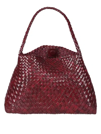 Dragon Diffusion Medium Trapezoidal Handbag In Red