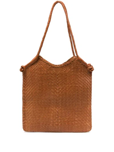 Dragon Diffusion Minga Tote Bag In Brown