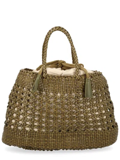 Dragon Diffusion Mini Borsa Handbag - 23 Cm X 30 Cm X 11 Cm In Green