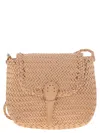 Dragon Diffusion Mini City Bag - Woven Leather Bag In Pink