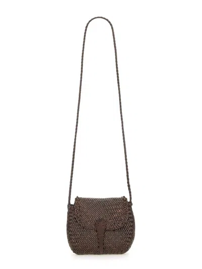 Dragon Diffusion Mini "city" Bag In Brown