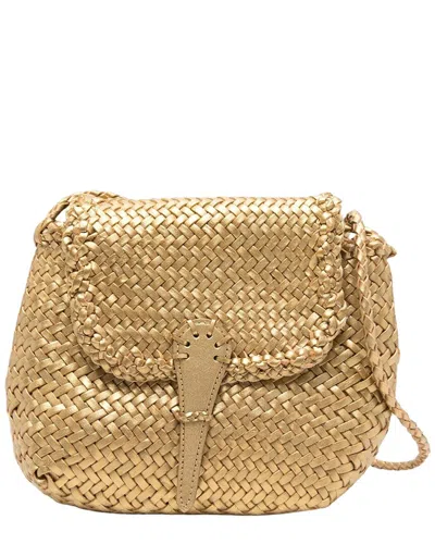 Dragon Diffusion Mini City Bag Leather Tote In Gold