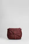 Dragon Diffusion Mini City Bag Shoulder Bag In Bordeaux Leather In Burgundy