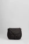 Dragon Diffusion Mini City Bag Shoulder Bag In Brown Leather In Black
