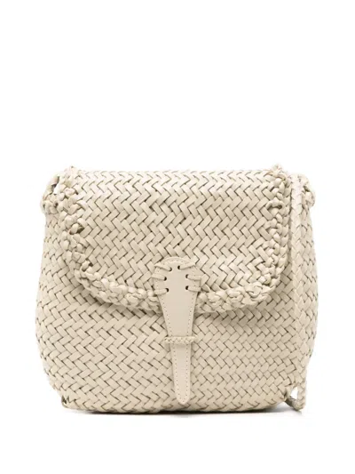 Dragon Diffusion Mini City Cross Body Bag In White