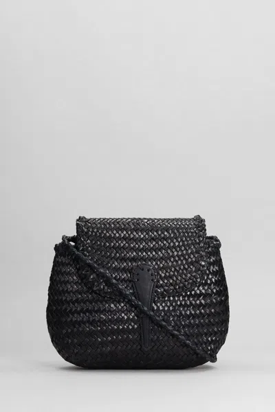 Dragon Diffusion Mini City Shoulder Bag In Black Leather