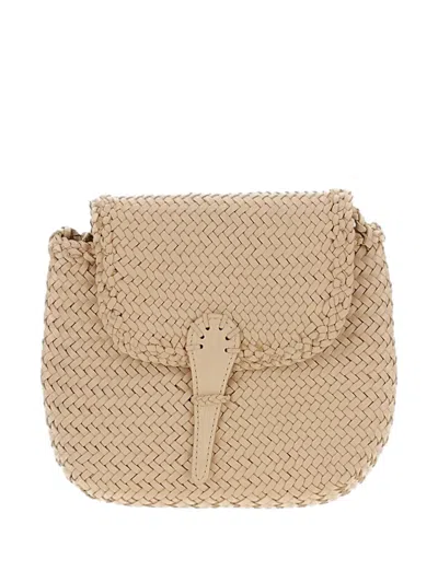 Dragon Diffusion Mini City Shoulder Bag In Nude