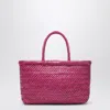 Dragon Diffusion Mini Flat Gora Bag Fuchsia In Pink