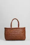 Dragon Diffusion Mini Flat Gora Baske Hand Bag In Leather Color Leather In Leather Color
