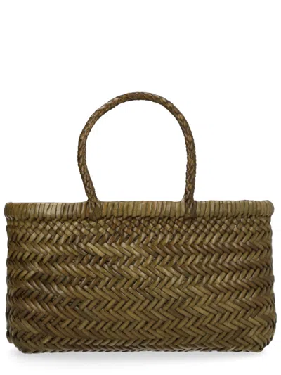 Dragon Diffusion Mini Flat Gora Basket In Brown
