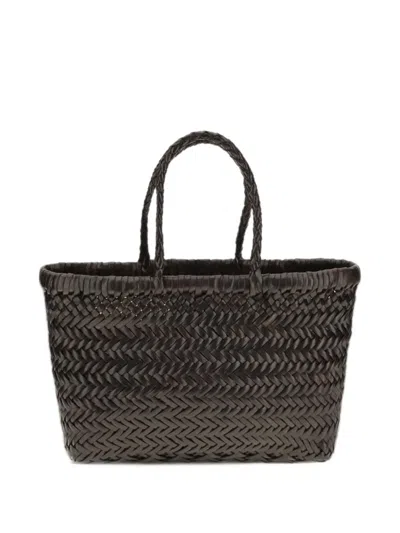 Dragon Diffusion Mini Flat Gora Dark Brown Tote Bag