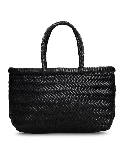 Dragon Diffusion Mini Flat Gora Handbag In Black