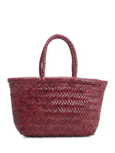 Dragon Diffusion Mini Flat Gora Handbags Bordeaux