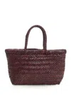 Dragon Diffusion Mini Flat Gora Handbags Bordeaux