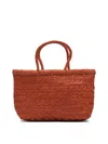 Dragon Diffusion Small Woven Tote Bag With Dual Handles