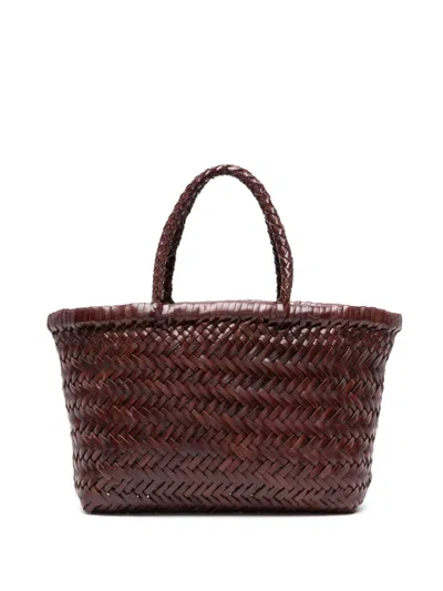 Dragon Diffusion Mini Flat Gora Tote Bag In Bruciato