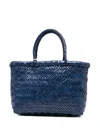 Dragon Diffusion Mini Flat Gora Tote Bag In Blue