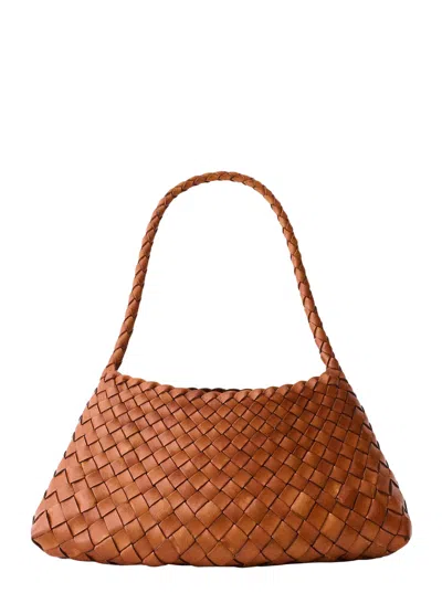 Dragon Diffusion Mini Handcrafted Leather Bag - 17cm X 32cm In Brown