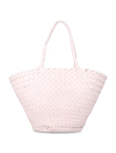 Dragon Diffusion Mini Leather Tote Bag For Women In Pink