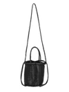 Dragon Diffusion Interwovened Drawstring Bucket Bag In Black