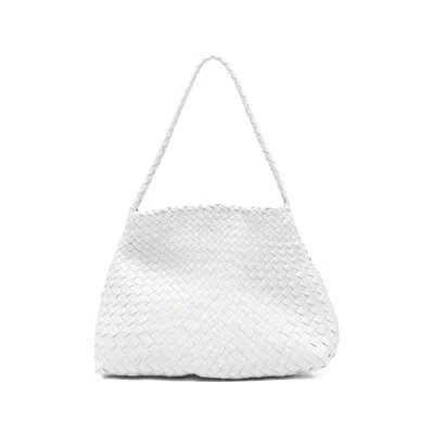 Dragon Diffusion Mini Santa Maria S. Croce Tote Bag In White