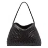 Dragon Diffusion Santa Croce Woven Leather Shoulder Bag In Brown