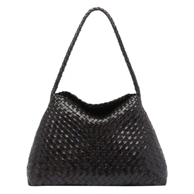 Dragon Diffusion Mini Santa Croce Shoulder Bag In Brown