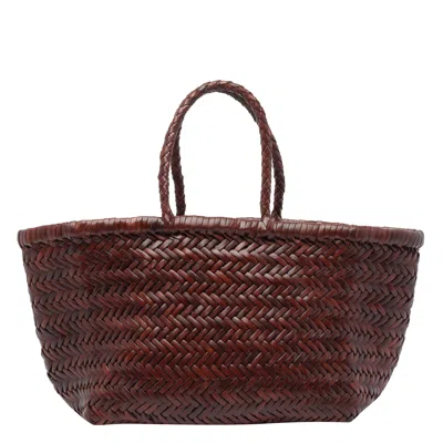 Dragon Diffusion Mini Triple Jump Handbag In Brown