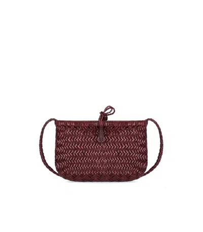 DRAGON DIFFUSION MINSU BURGUNDY CROSSBODY BAG
