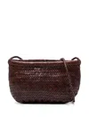 Dragon Diffusion Minsu Leather Bucket Bag In 褐色