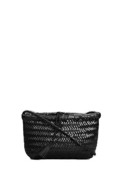 Dragon Diffusion Minsu Mini Basket Hand Bag In Black Leather