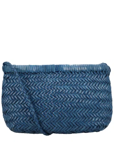 Dragon Diffusion Minsu Leather Crossbody In Blue