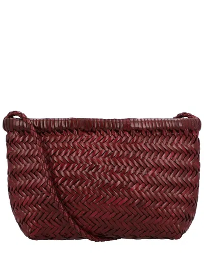 Dragon Diffusion Minsu Leather Crossbody In Burgundy